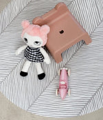 TODDLEKIND - Tapis Protège Sol Rond SPLAT MAT | Sandy Lines - Stone