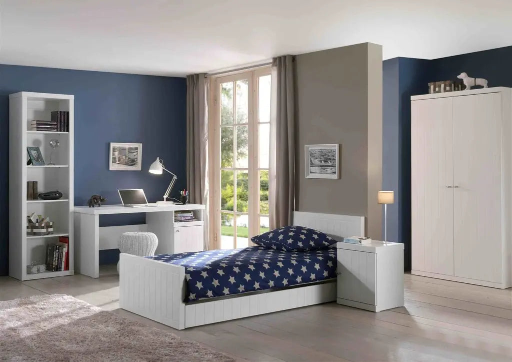 VIPACK - Bibliothèque ROBIN Blanc