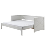 VIPACK - Lit Amouvable (93) 90 X 200 cm PINO / SCOTT Blanc