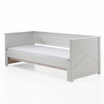 VIPACK - Lit Amouvable (93) 90 X 200 cm PINO / SCOTT Blanc