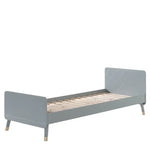 VIPACK - Lit Billy Gris & Table de Chevet - Gris