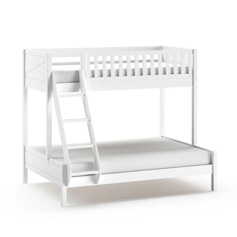 VIPACK - Lit De Famille SCOTT 140 X 200 cm + 90 X 200 cm Blanc