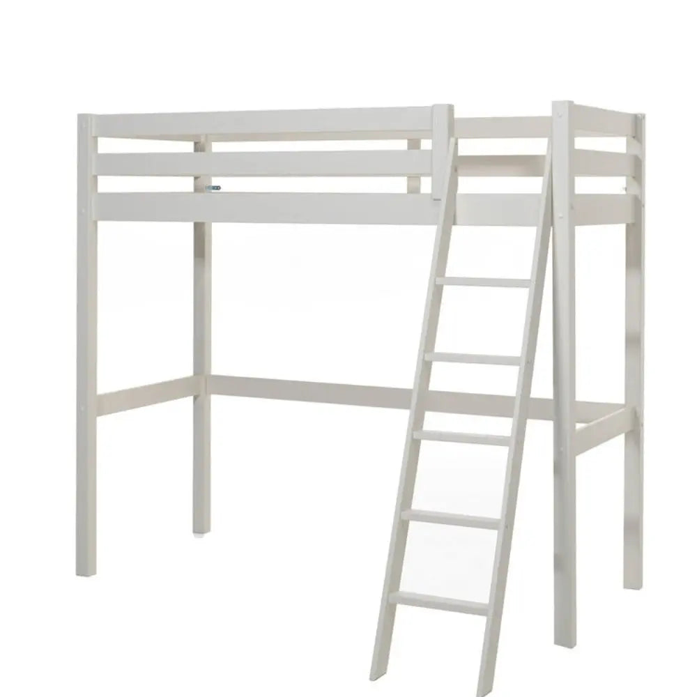 VIPACK - Lit Mezzanine Pino 90 X 200 Cm Blanc