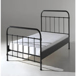 VIPACK - Lit NEW YORK 120 X 200 Cm - Noir