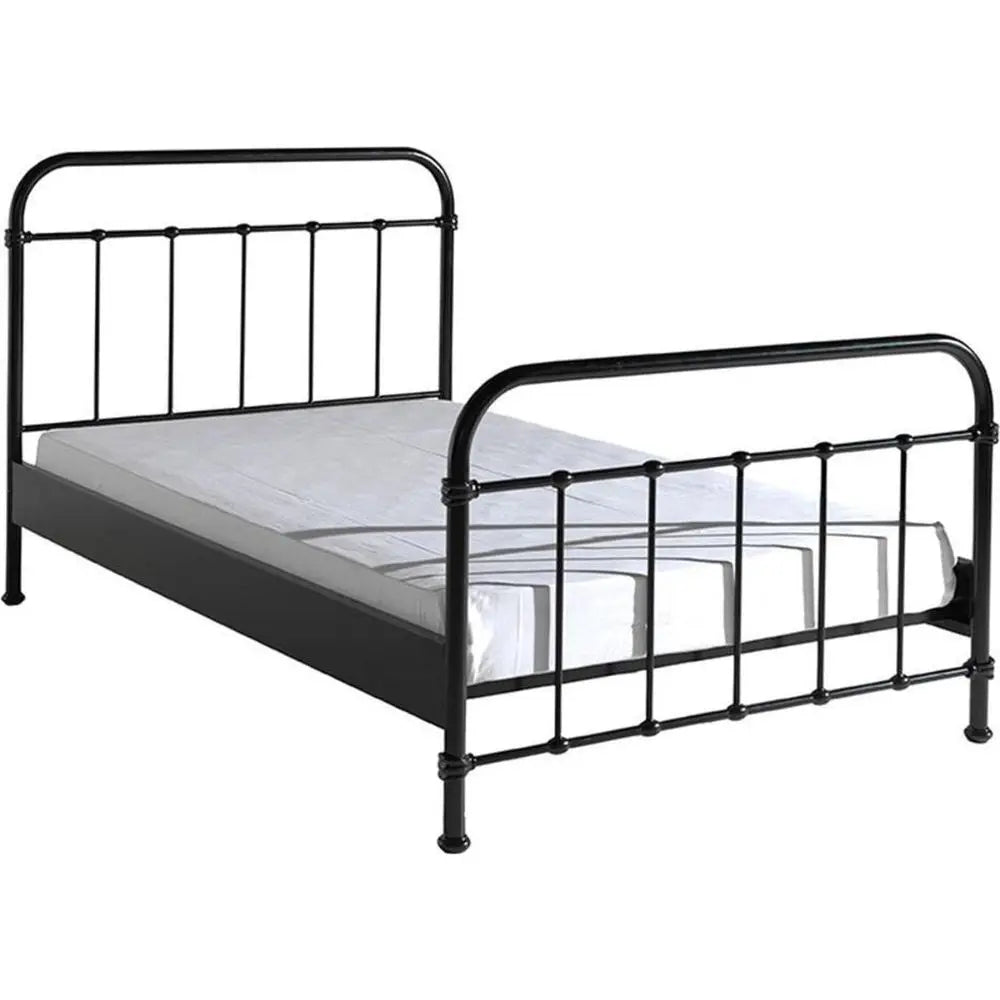 VIPACK - Lit NEW YORK 120 X 200 Cm - Noir