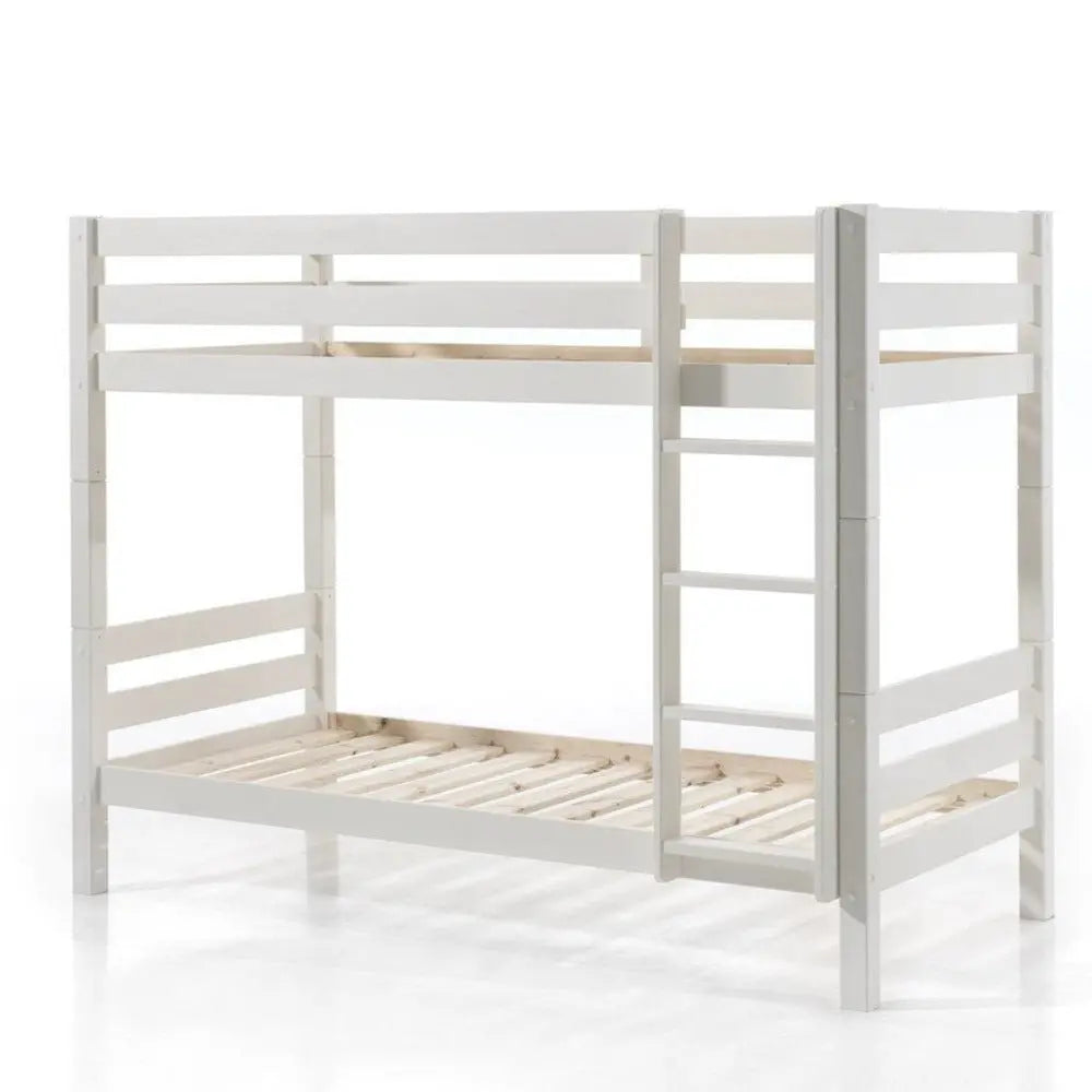 VIPACK - Lit Superposé (H 160cm) PINO 90 x 200 cm Blanc