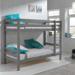 VIPACK - Lit Superposé (H 160cm) PINO 90 X 200 cm Gris