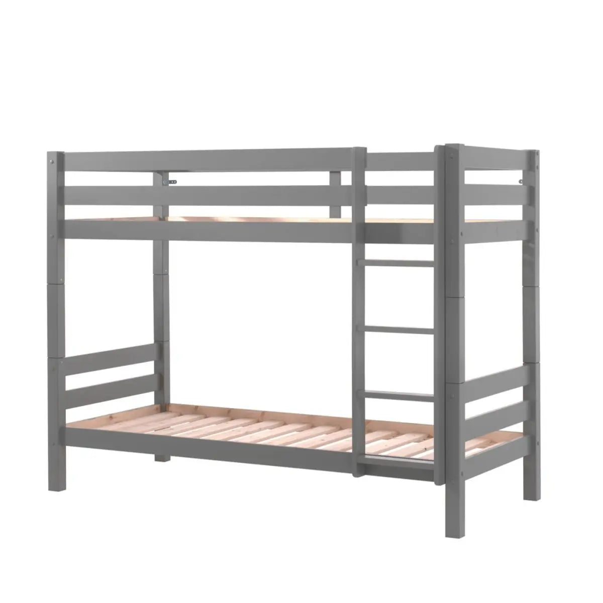 VIPACK - Lit Superposé (H 160cm) PINO 90 X 200 cm Gris