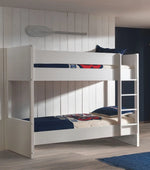 VIPACK - Lit Superposé LARA 90 X 200 Cm Blanc