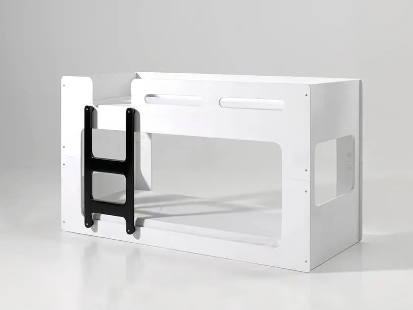 VIPACK - Lit Superposé LUCA 90 X 200 cm Blanc