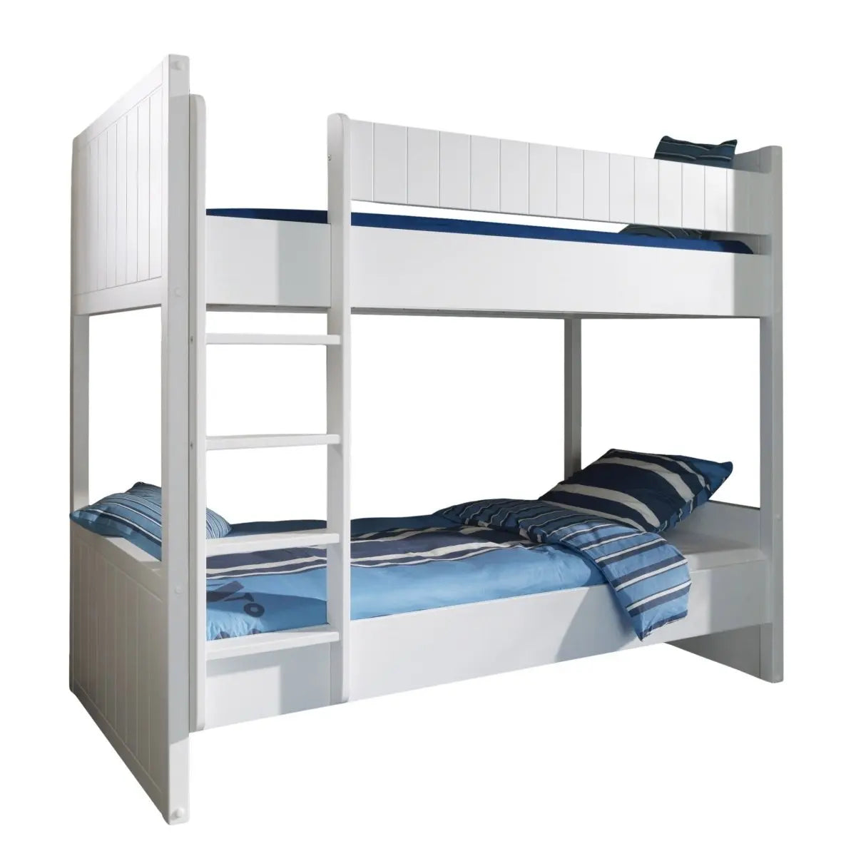 VIPACK - Lit Superposé ROBIN Blanc 90 X 200 Cm