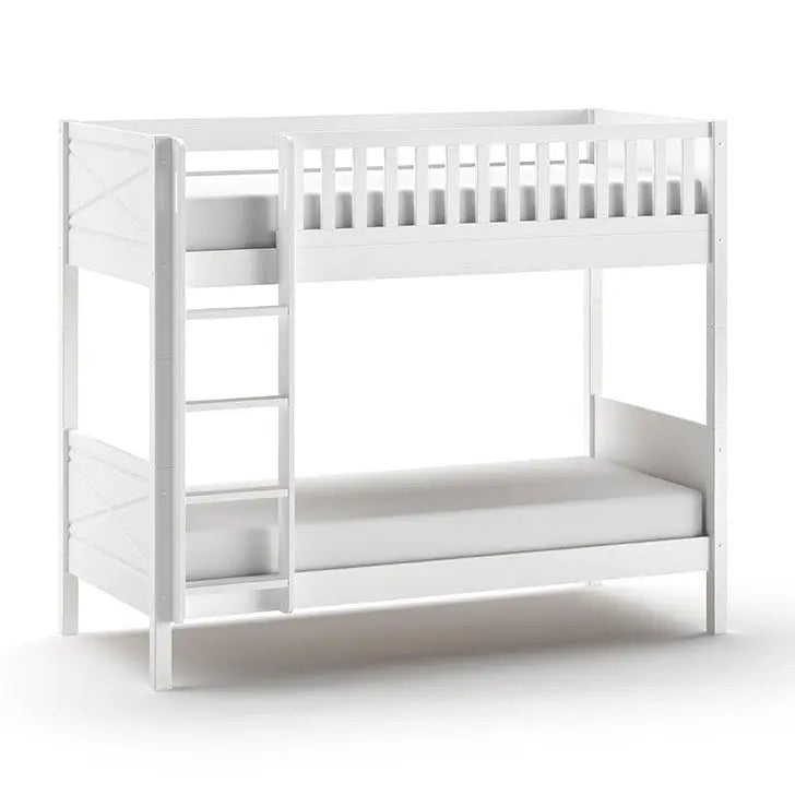 VIPACK - Lit Superposé SCOTT 90 X 200 cm Blanc