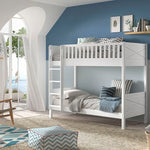 VIPACK - Lit Superposé SCOTT 90 X 200 cm Blanc