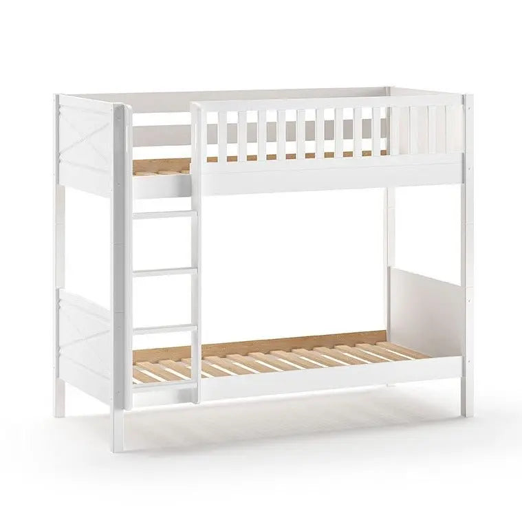 VIPACK - Lit Superposé SCOTT 90 X 200 cm Blanc