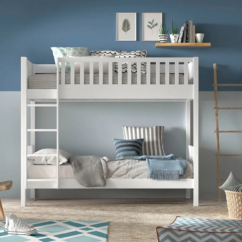 VIPACK - Lit Superposé SCOTT 90 X 200 cm Blanc