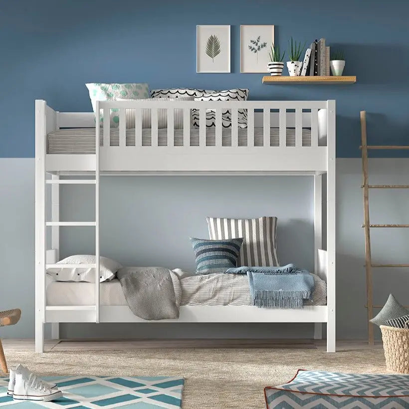 VIPACK - Lit Superposé Scott Avec Deux Tiroirs 90 X 200 Cm