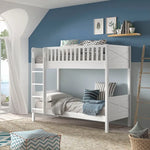 VIPACK - Lit Superposé Scott Avec Deux Tiroirs 90 X 200 Cm