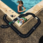 WAY TO PLAY TOYS - Circuit De Voiture Flexible - 24 Pièces Highway