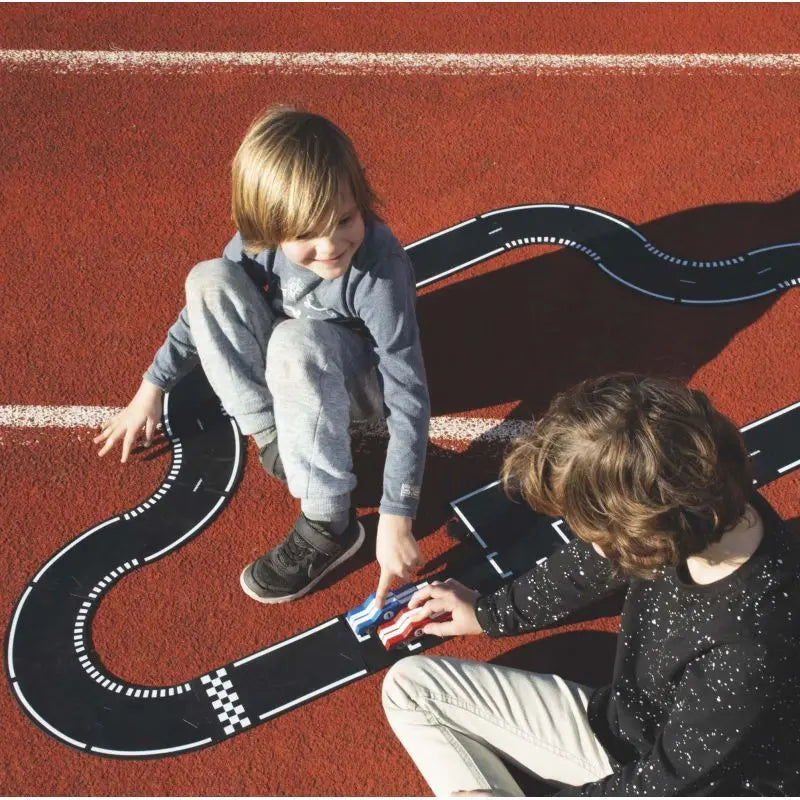 WAY TO PLAY TOYS - Circuit de Voiture Flexible Grand Prix - 24 Pièces