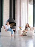 WIGIWAMA - Chaise Nuage Blanc Crème