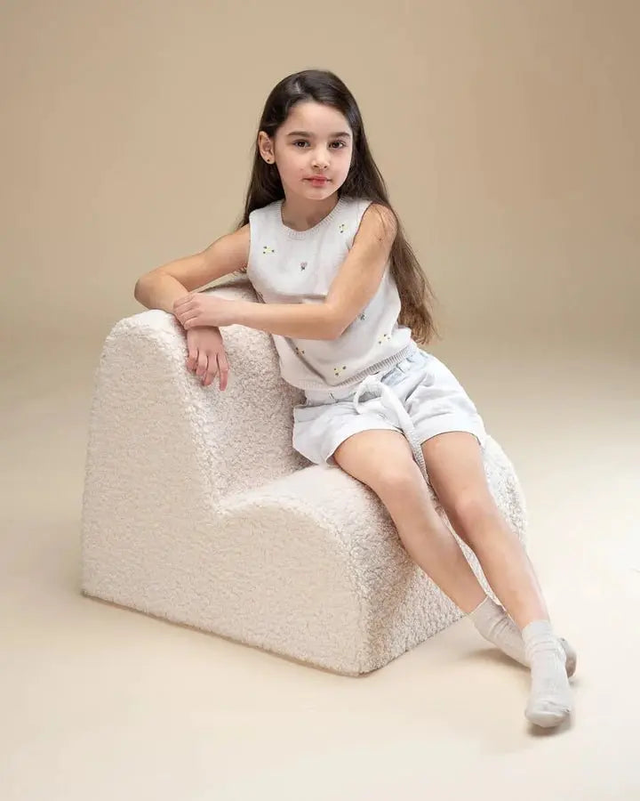 WIGIWAMA - Chaise Nuage Blanc Crème