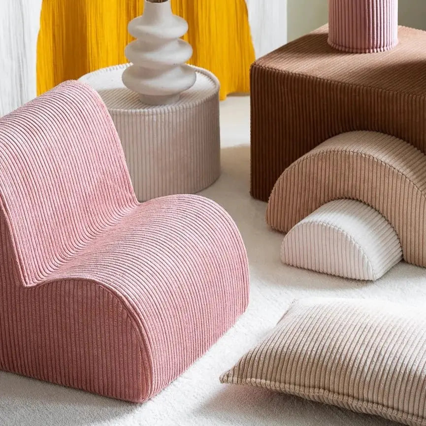 WIGIWAMA - Chaise Nuage Rose Mousse