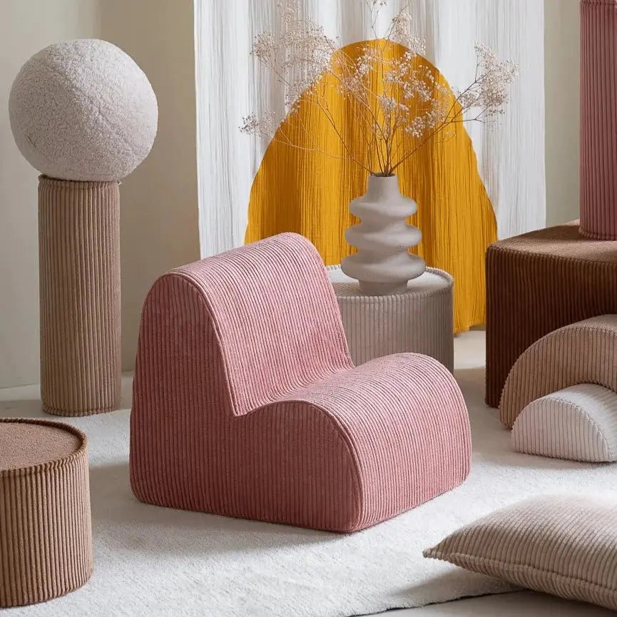 WIGIWAMA - Chaise Nuage Rose Mousse