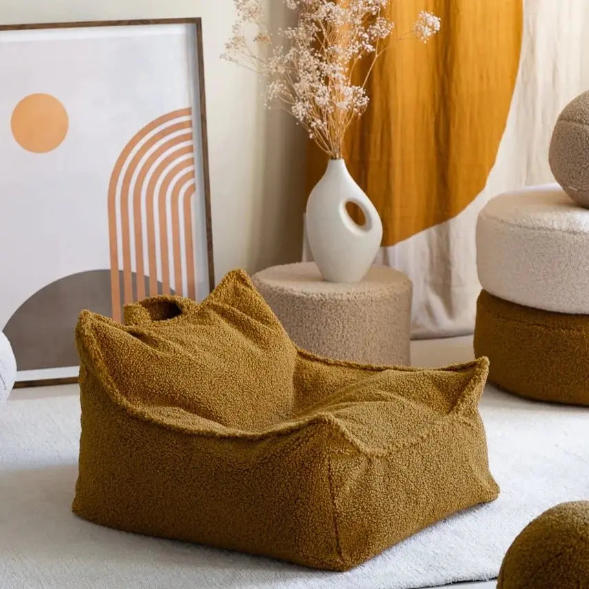 WIGIWAMA - Fauteuil Pouf Érable Molletonné