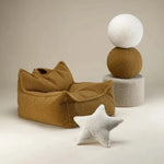 WIGIWAMA - Fauteuil Pouf Érable Molletonné