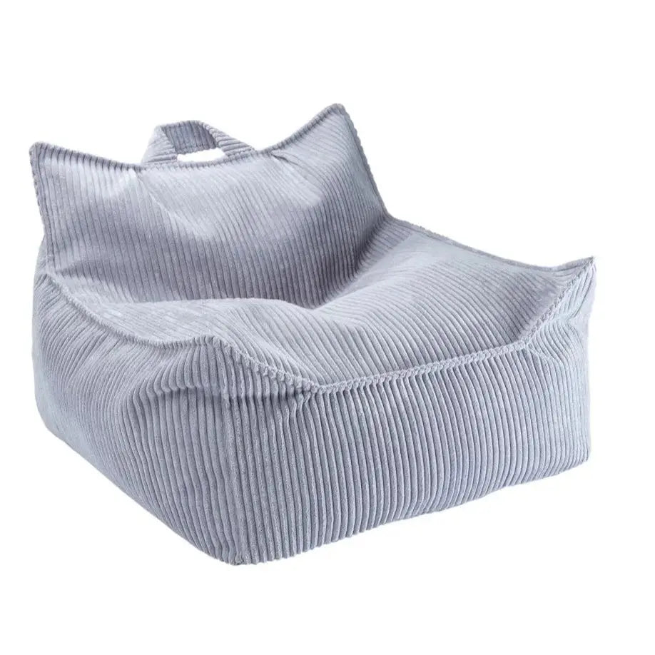 WIGIWAMA - Fauteuil Pouf Poire Bleu Myrtille