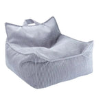 WIGIWAMA - Fauteuil Pouf Poire Bleu Myrtille