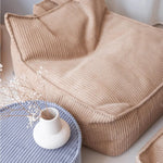 WIGIWAMA - Fauteuil Pouf Poire Cassonade