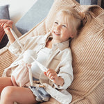 WIGIWAMA - Fauteuil Pouf Poire Cassonade