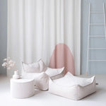 WIGIWAMA - Fauteuil Pouf Poire Guimauve