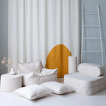 WIGIWAMA - Fauteuil Pouf Poire Guimauve