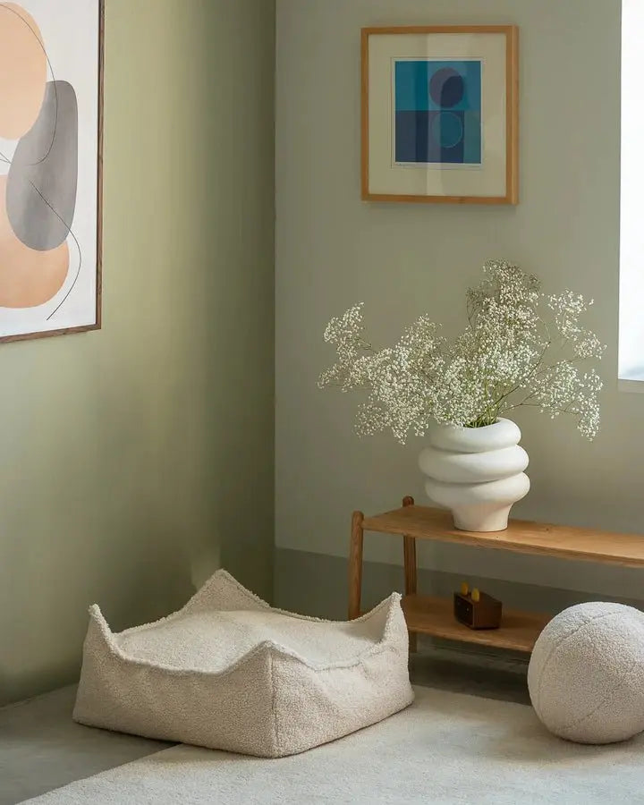 WIGIWAMA - Pouf Carré Biscuit