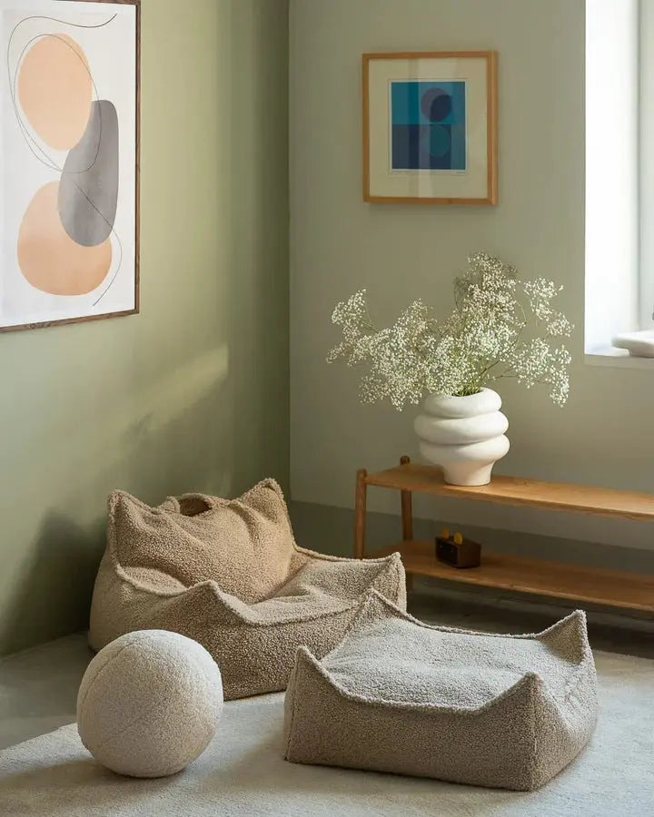 WIGIWAMA - Pouf Carré Biscuit