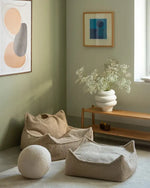 WIGIWAMA - Pouf Carré Biscuit