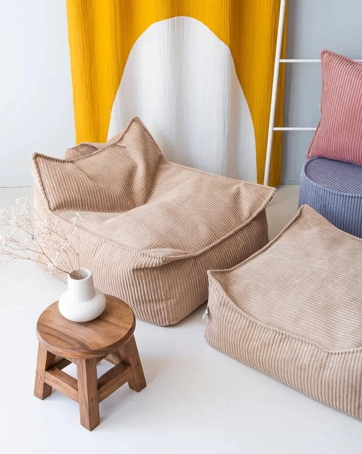 WIGIWAMA - Pouf Carré Cassonade