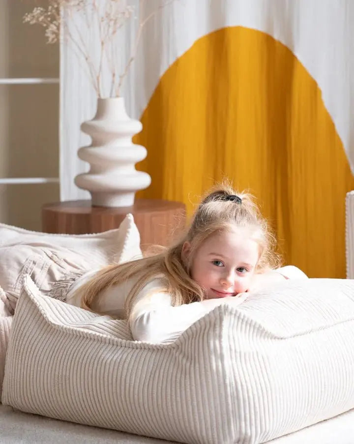 WIGIWAMA - Pouf Carré Guimauve