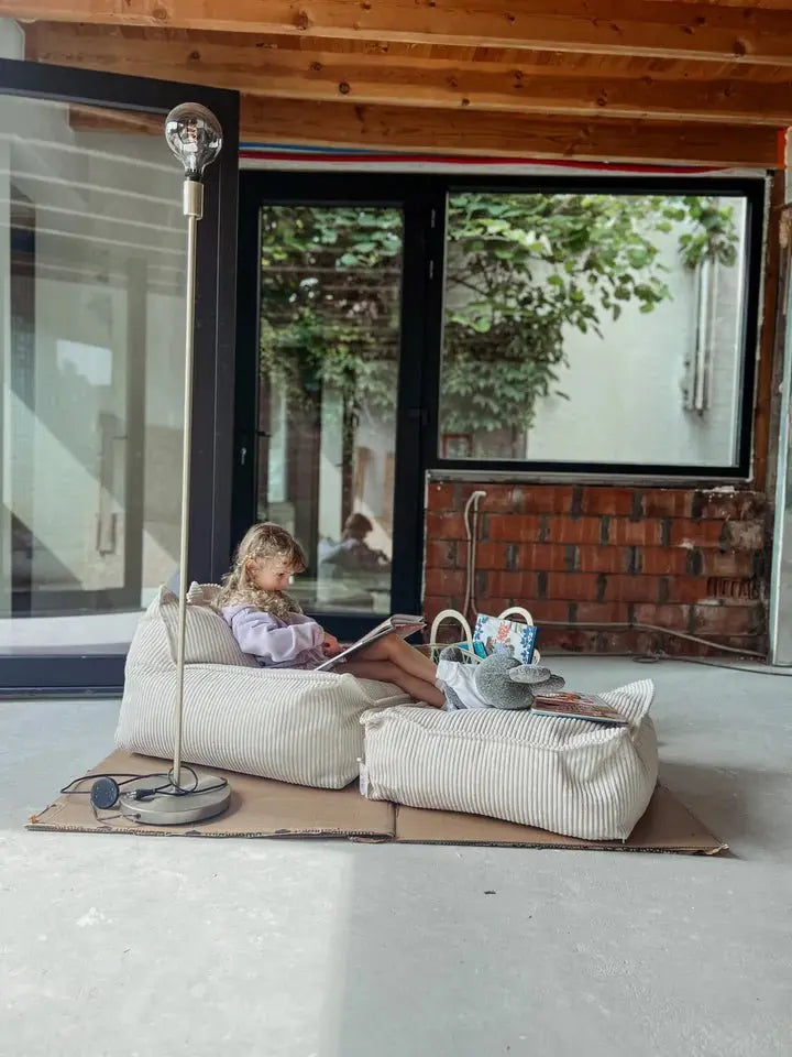 WIGIWAMA - Pouf Carré Guimauve