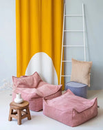 WIGIWAMA - Pouf Carré Mousse Rose