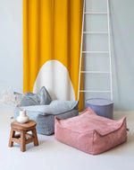 WIGIWAMA - Pouf Carré Mousse Rose