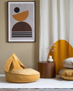 WIGIWAMA-Pouf Lapin Caramel Salé-Les Petits