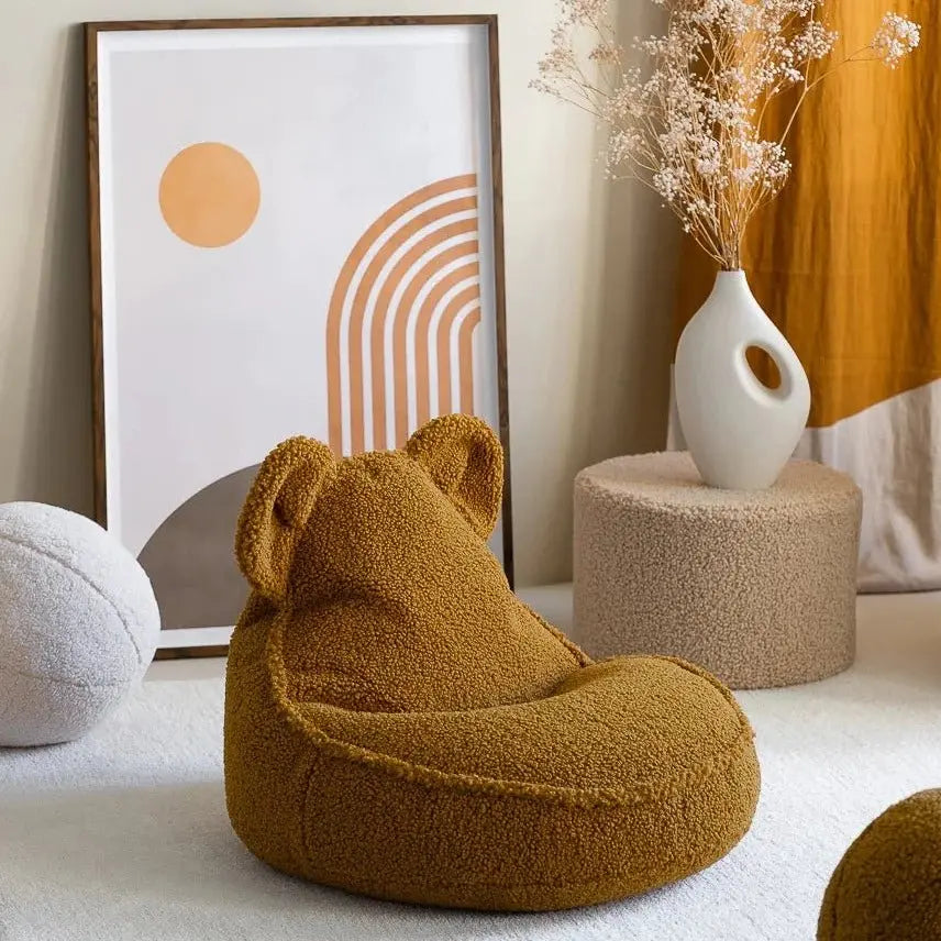 WIGIWAMA - Pouf Ours Érable Molletonné